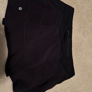 LuluLemon black tennis skirt